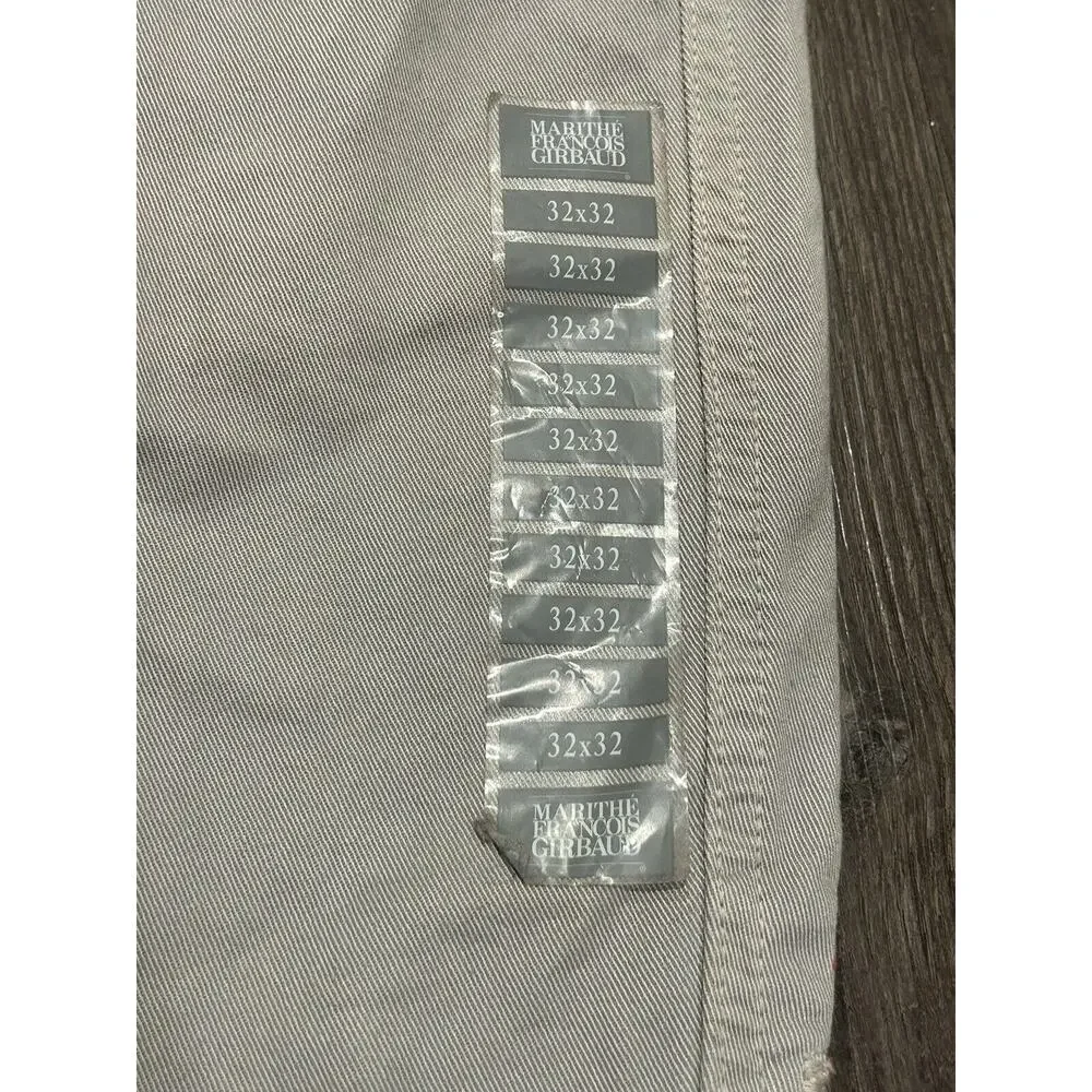NOS Vtg 90s Marithe Francois Girbaud Mens 32x32‎ Baggy Relaxed Fit Jeans Gray